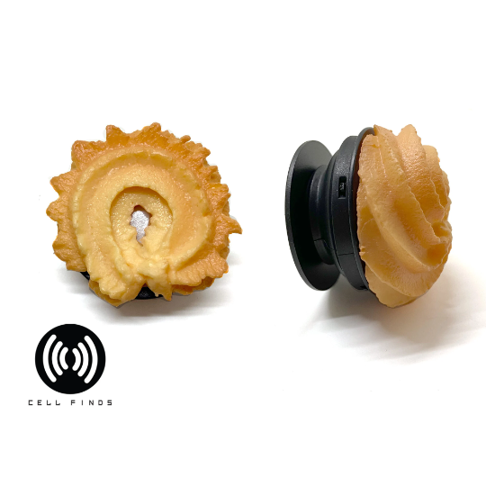 Cute Butter Cookie Cell Phone Grip & Stand, Fits All Cell Phones