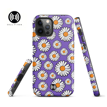 Daisy in Lavender Background Tough Case for iPhone®