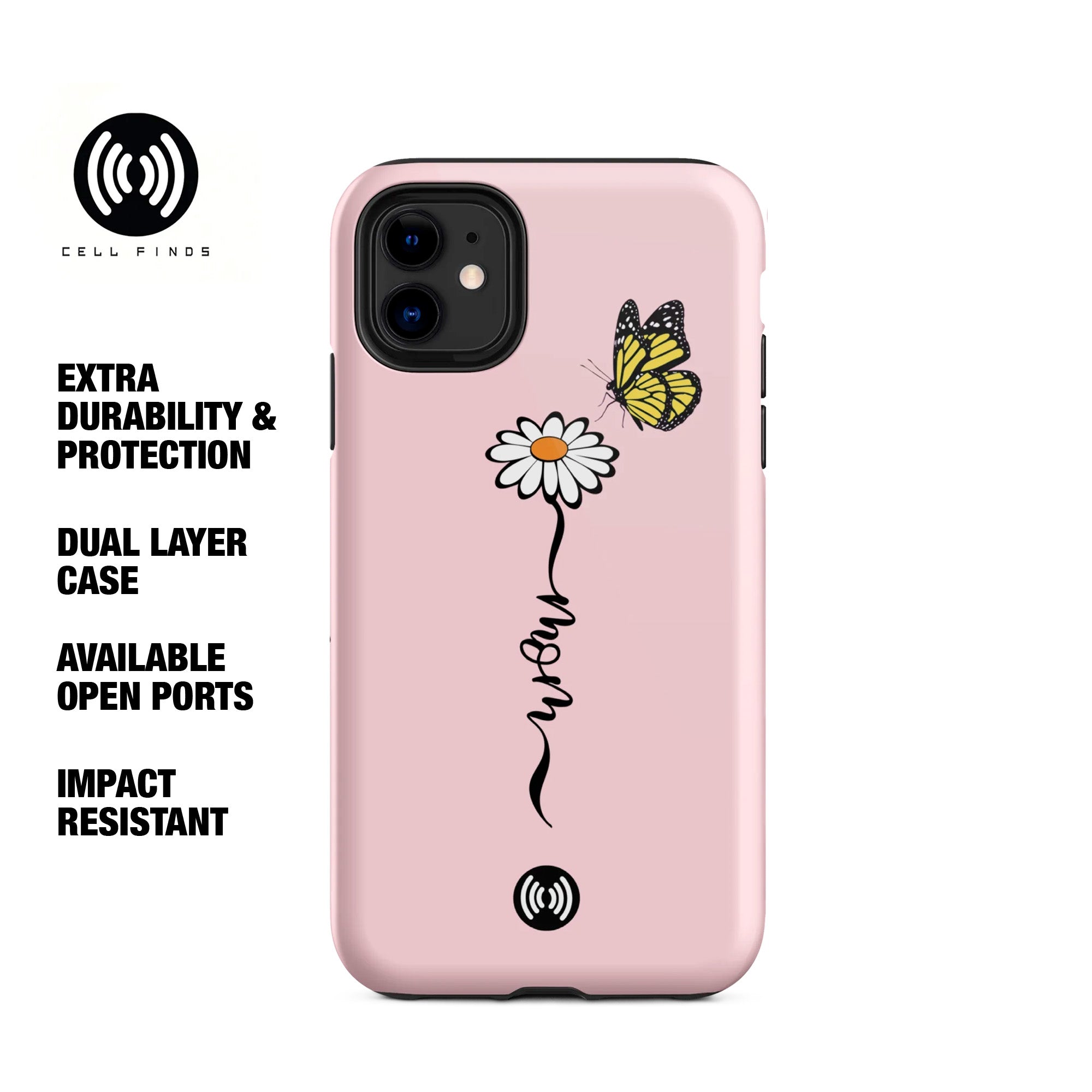 Cute Mom Pink Tough Case for iPhone®