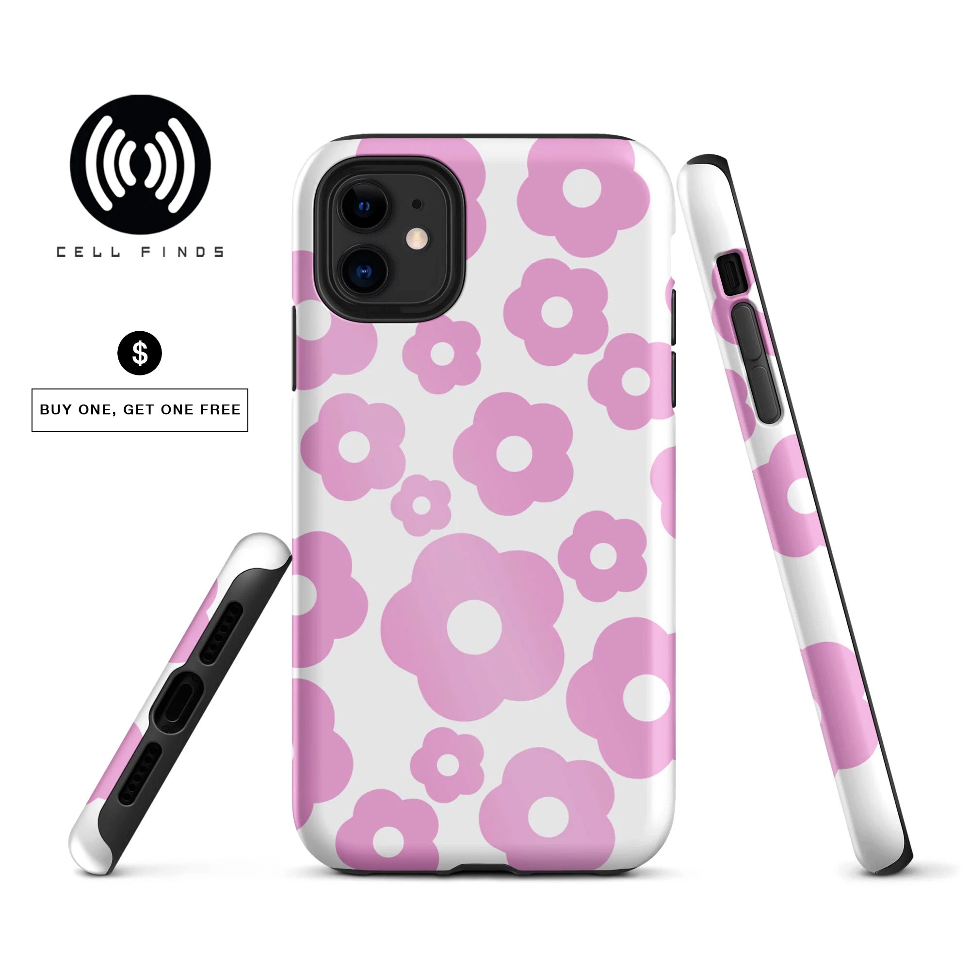 Cute Pink Flower iPhone Cases - In All Sizes