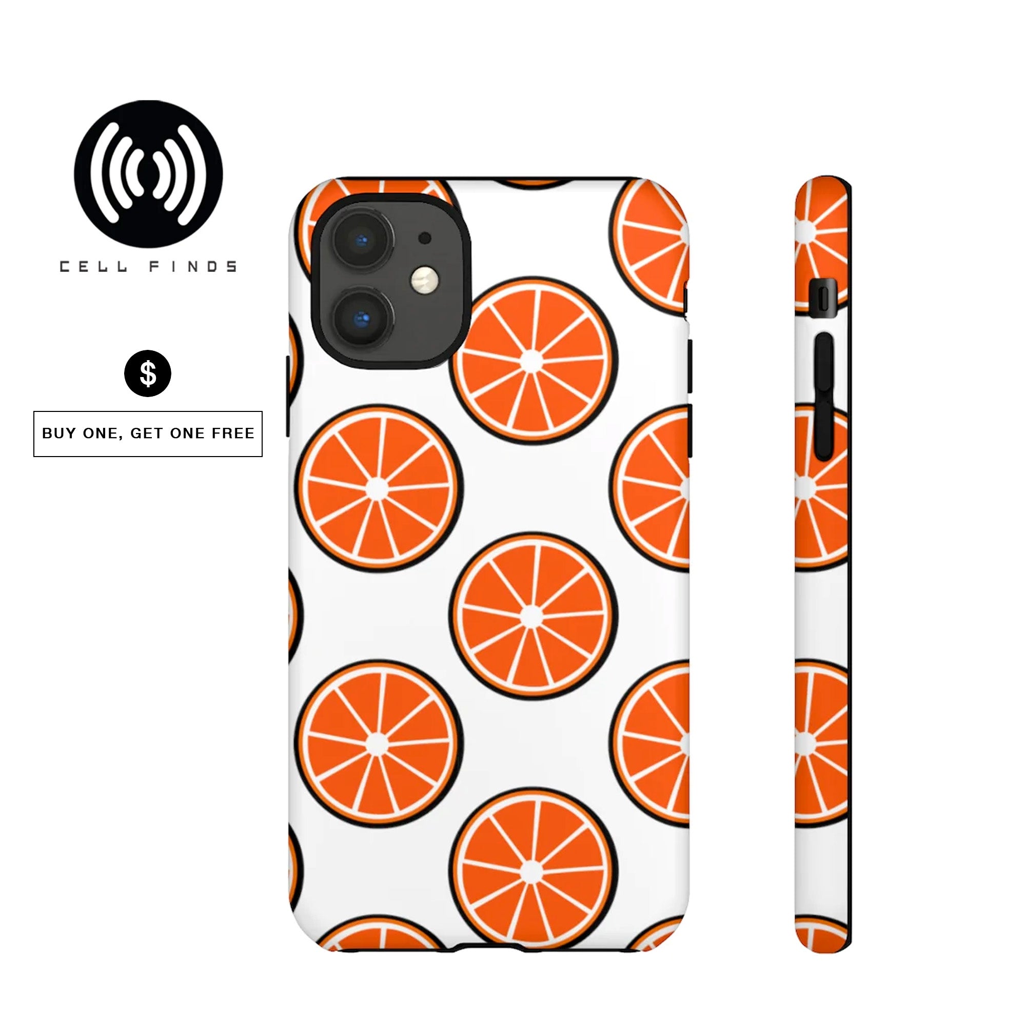 Cute Orange iPhone Cases-In all Sizes