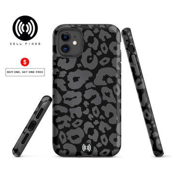 Black Leopard iPhone Case -All sizes