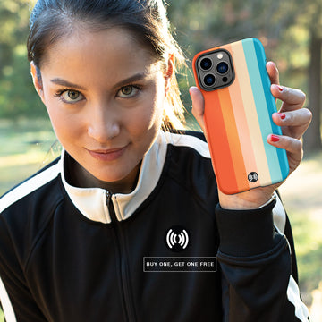 Colorful Stripe Tough iPhone Case -All sizes