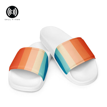 Colorful Stripe Women's slides