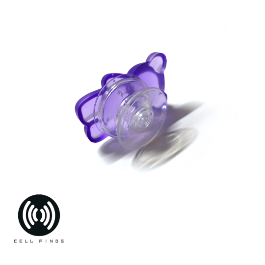 Epoxy Resin 3D Crystal Bear Mobile Phone Grip Stand
