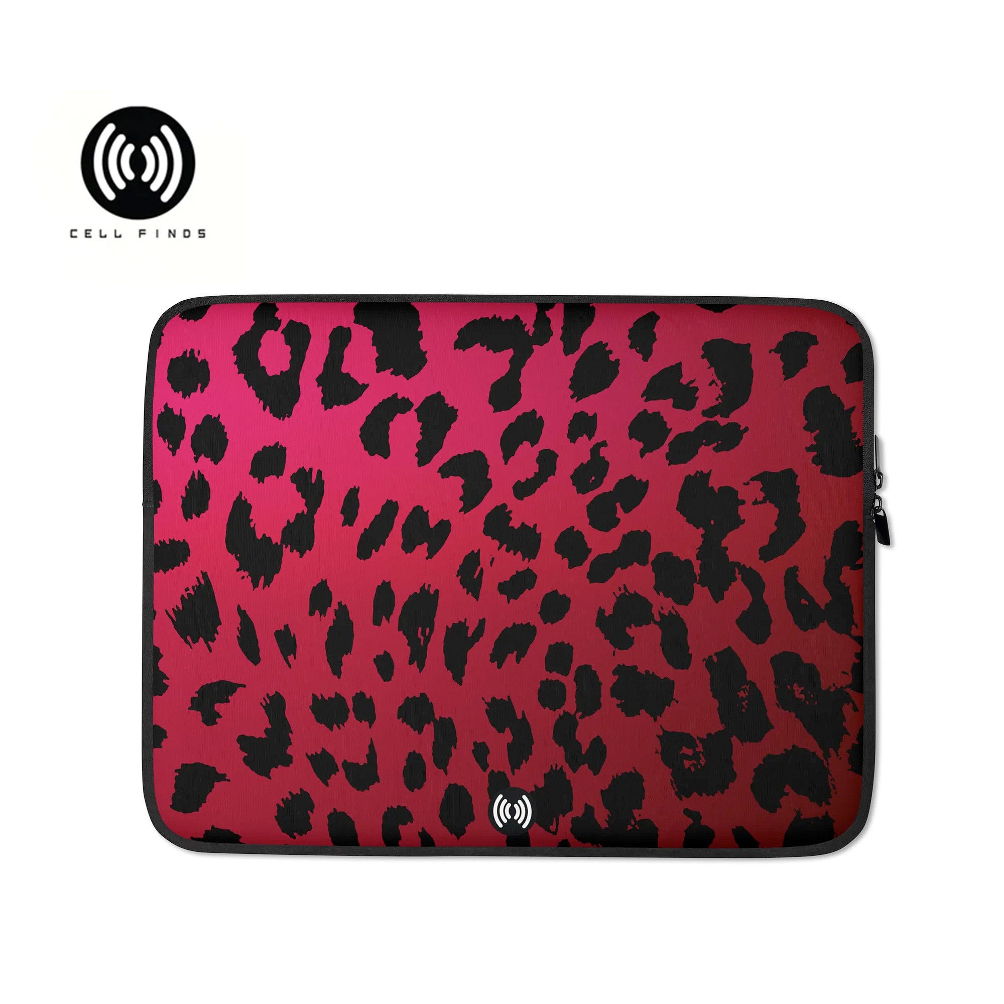Red Leopard Laptop Sleeve