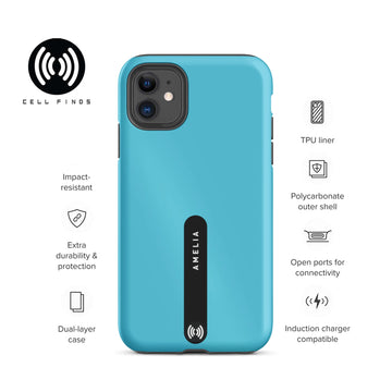Personalized Aqua iPhone Case