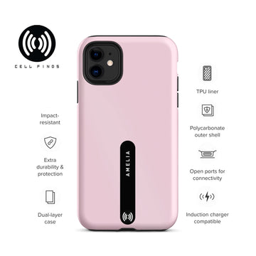 Custom Pink Tough iPhone 14 Case - Plus more sizes
