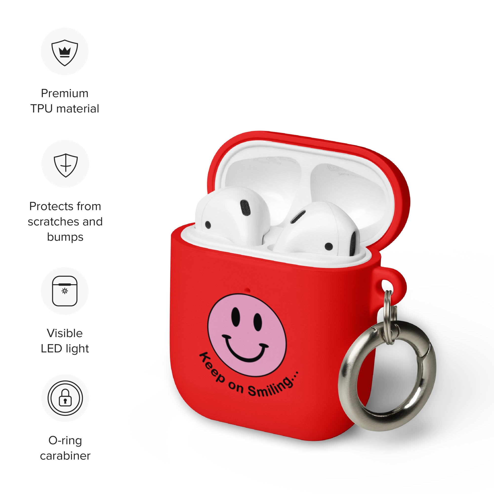 Happy Face AirPods case