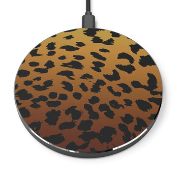Leopard with Blue Wireless Charger