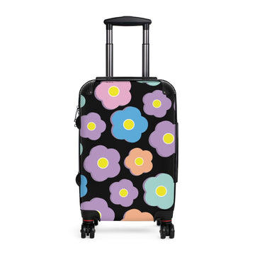 Colorful Flower Graphic Suitcases
