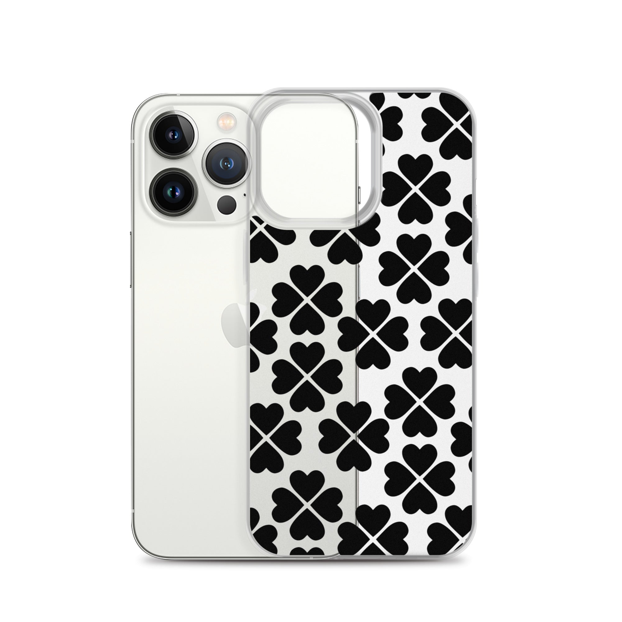 Black Floral iPhone Case -All sizes