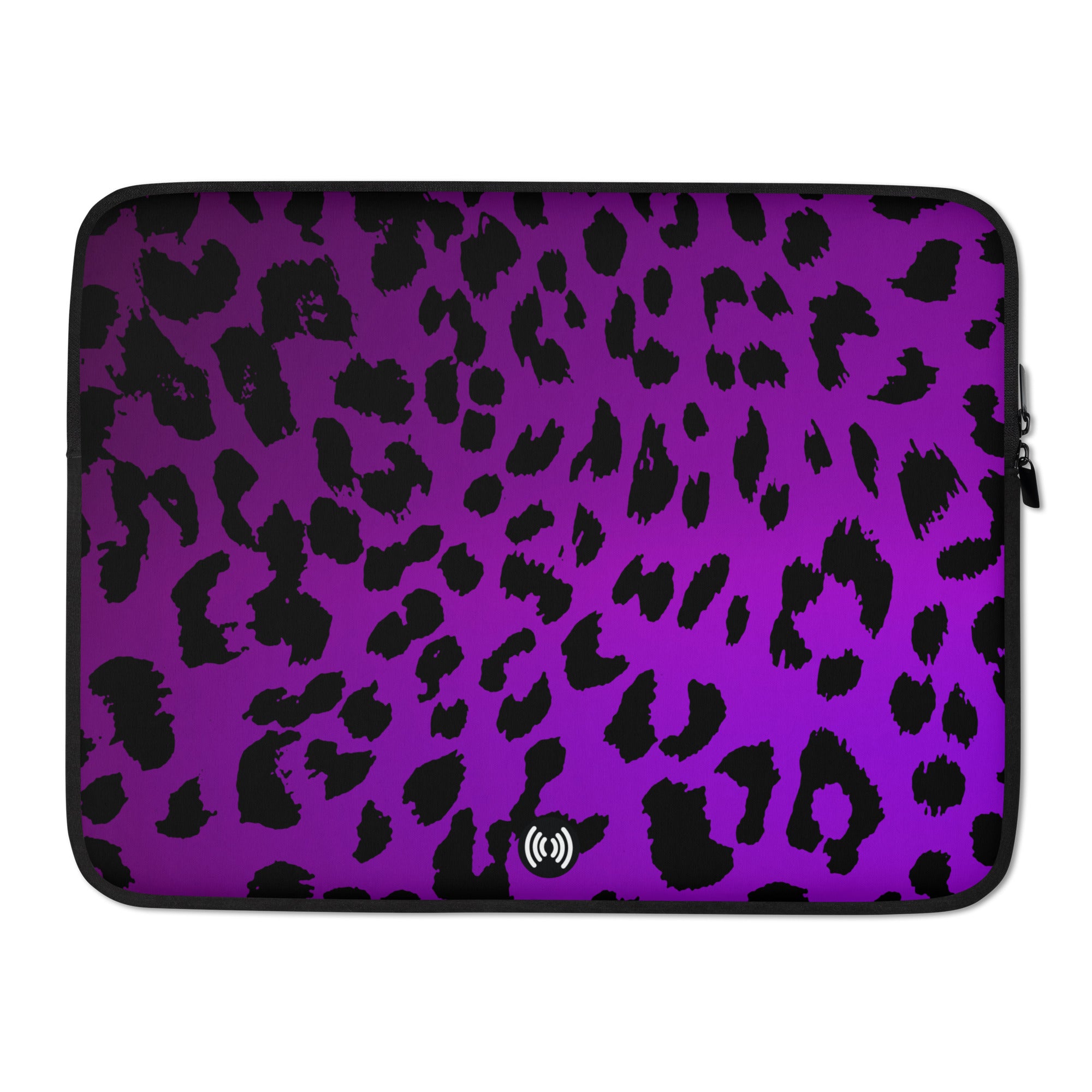 Purple Leopard Laptop Sleeve