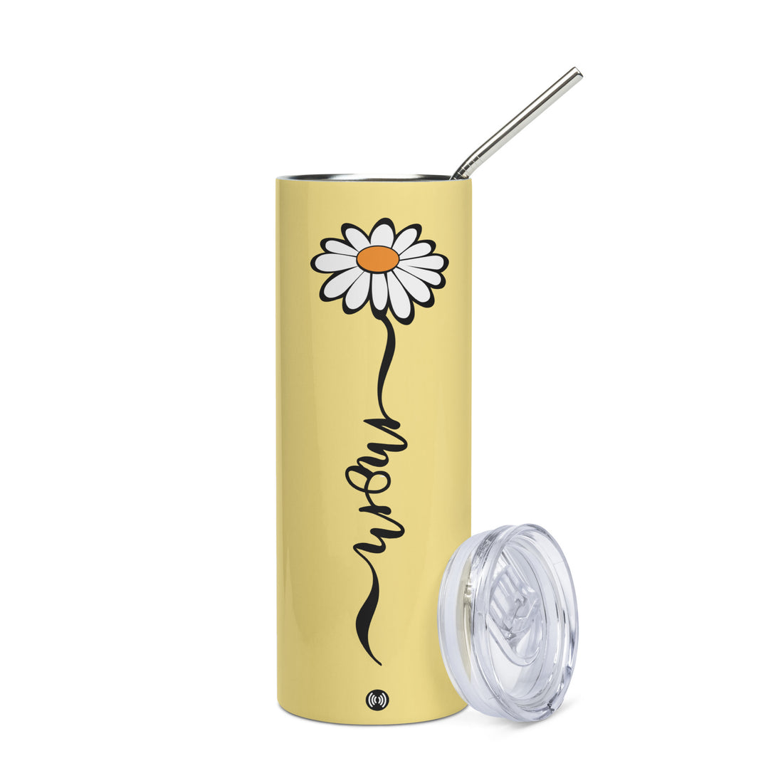Cute Mom Stainless steel tumbler with Daisy Flower