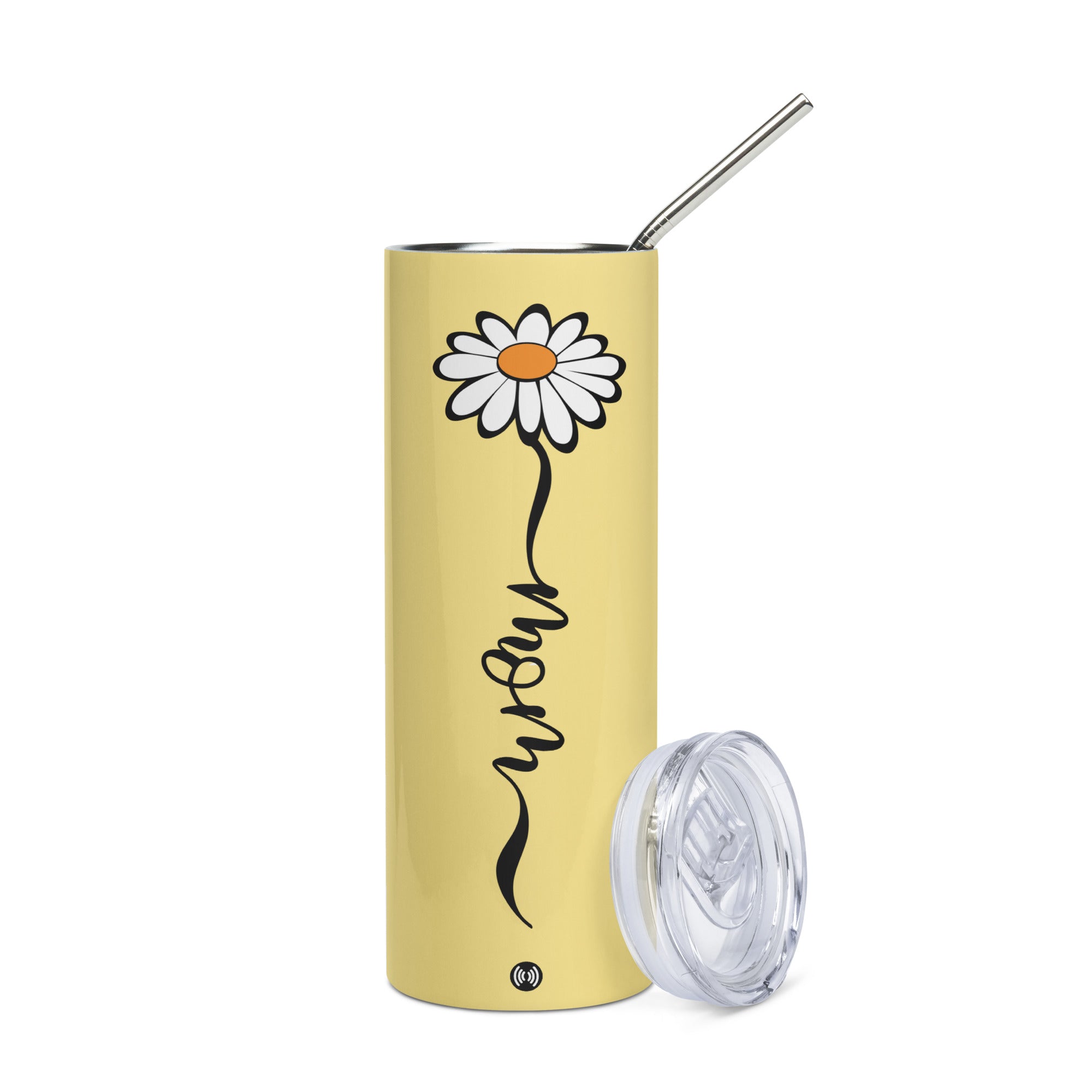 Cute Mom Stainless steel tumbler with Daisy Flower