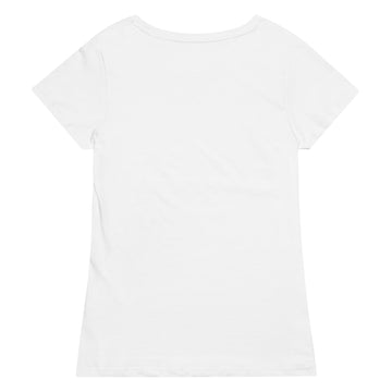 Black and White Happy Face Women’s basic organic t-shirt