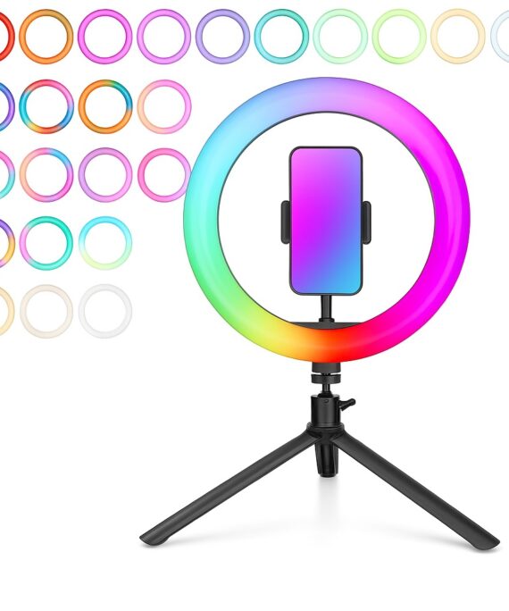 10-Inch RGB LED Ring Light (USB Powered)
