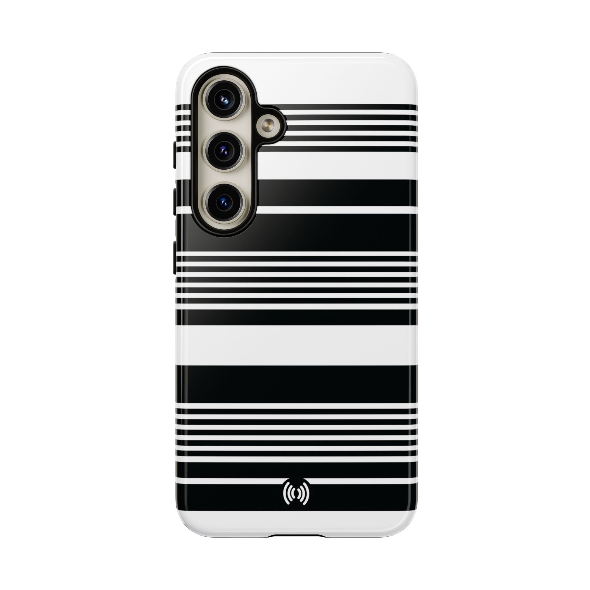 Black & White Striped Phone Case - Image 16
