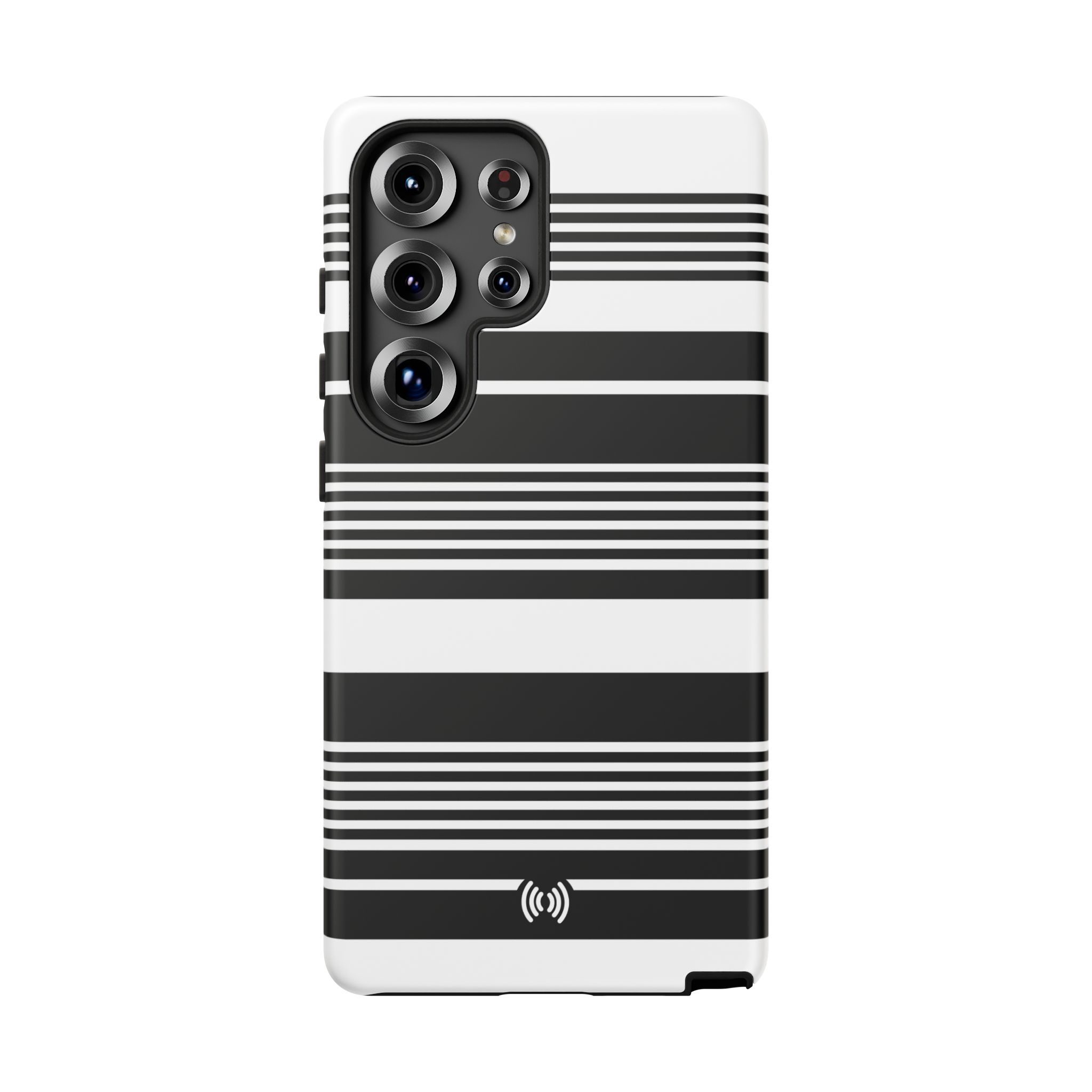 Black & White Striped Phone Case - Image 38
