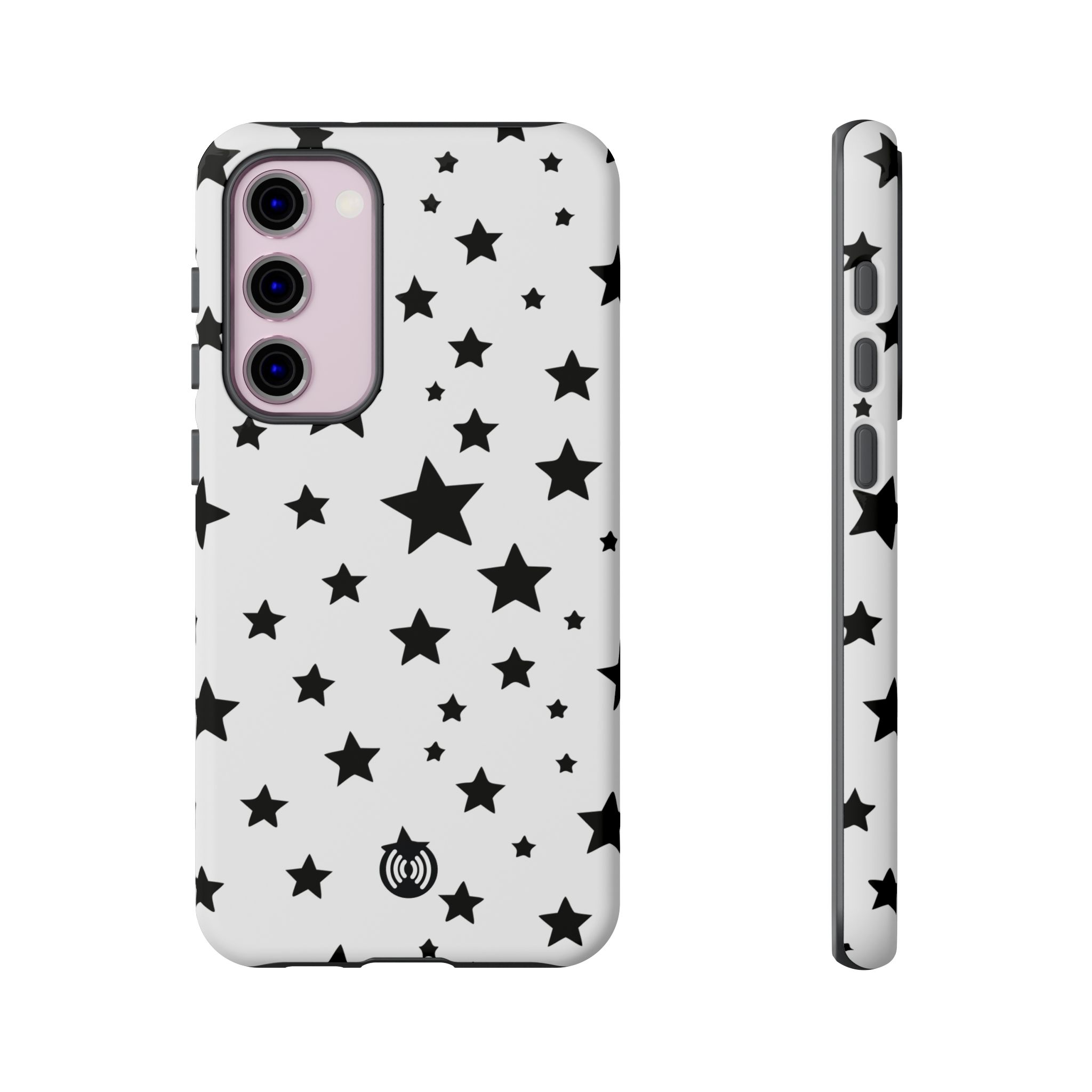 Black Stars on White Phone Case | Cellfinds - Image 11