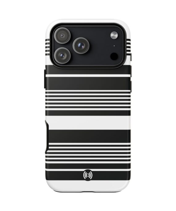 Black & White Striped Phone Case