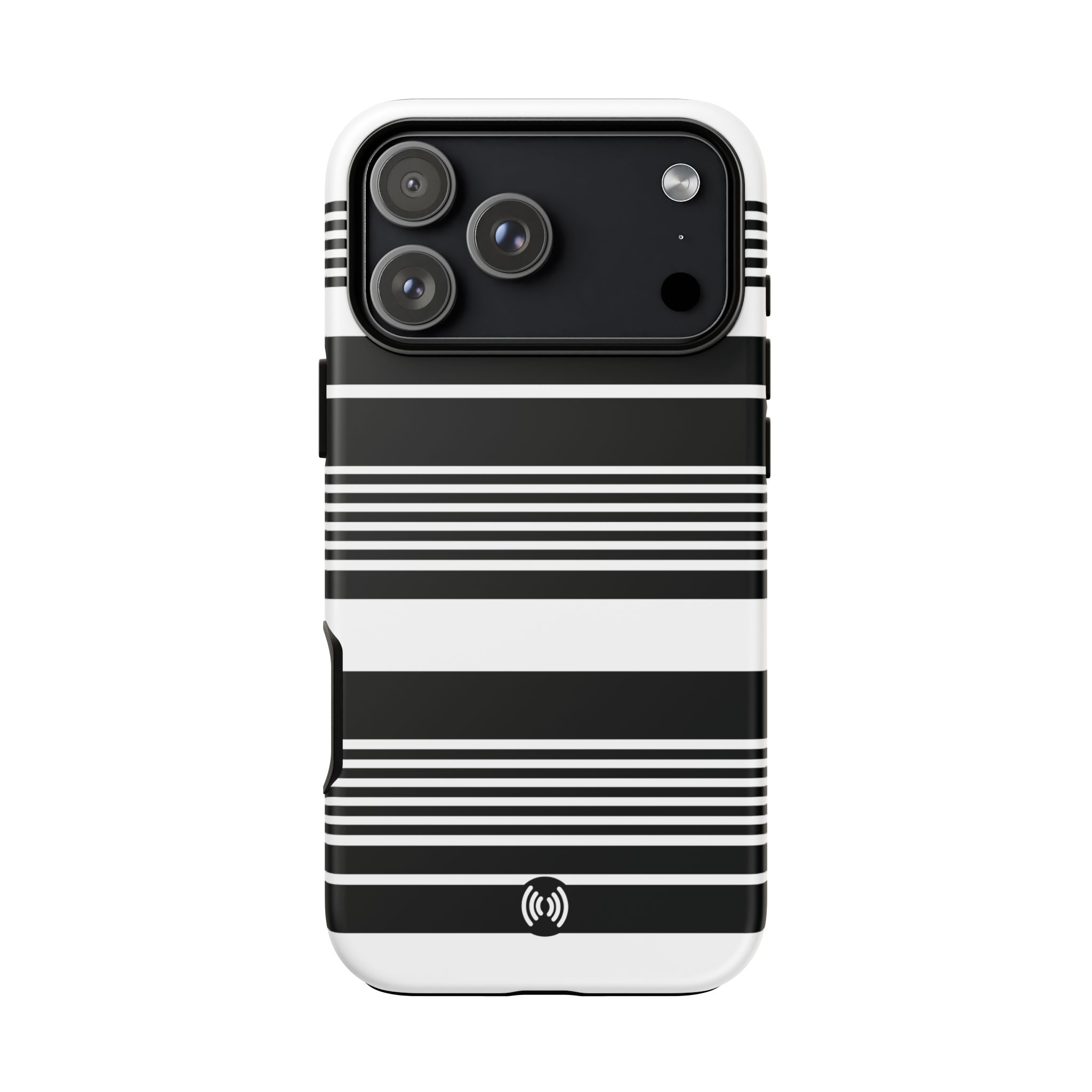 Black & White Striped Phone Case - Image 45