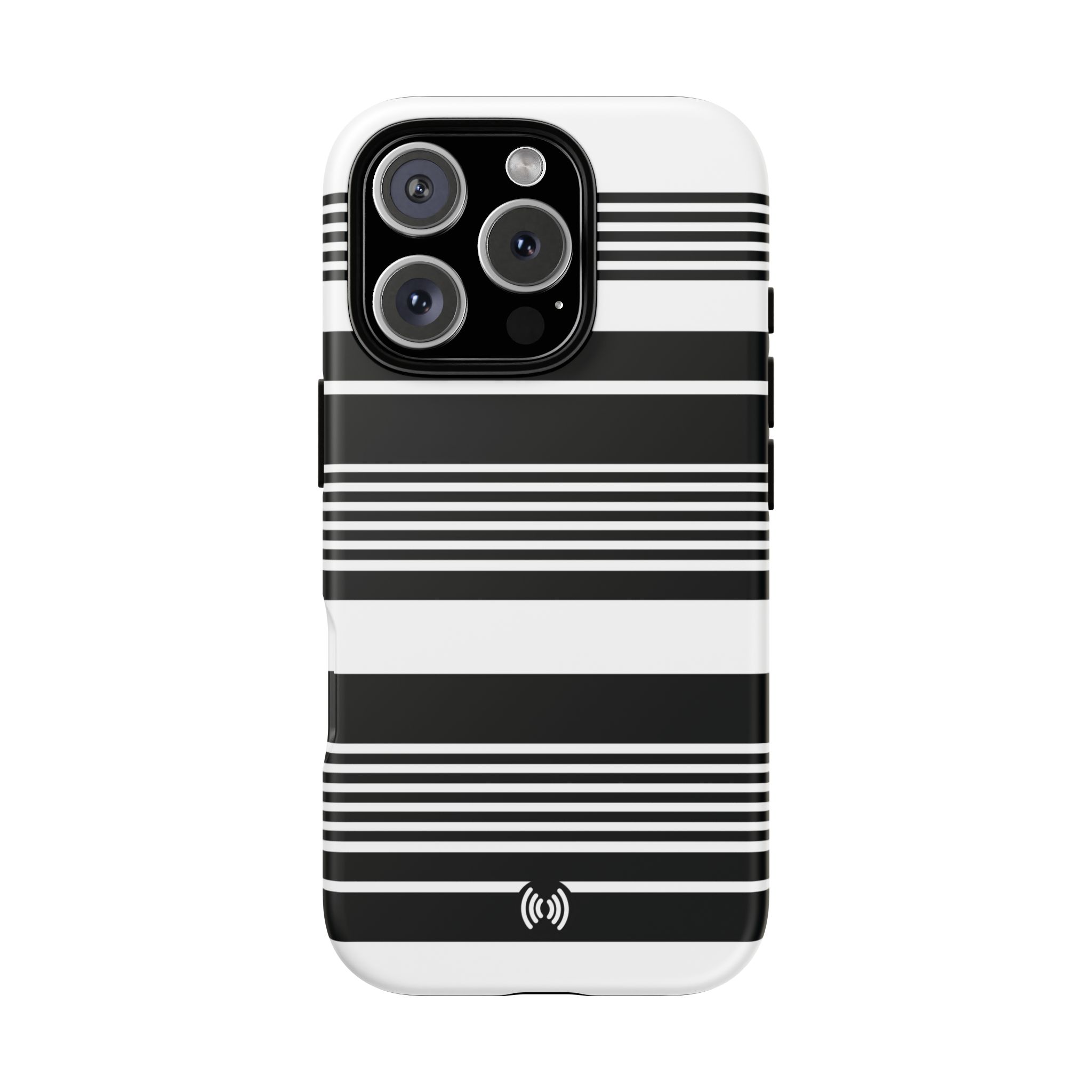 Black & White Striped Phone Case - Image 30