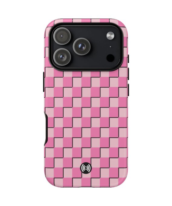 Pink Checker Phone Case