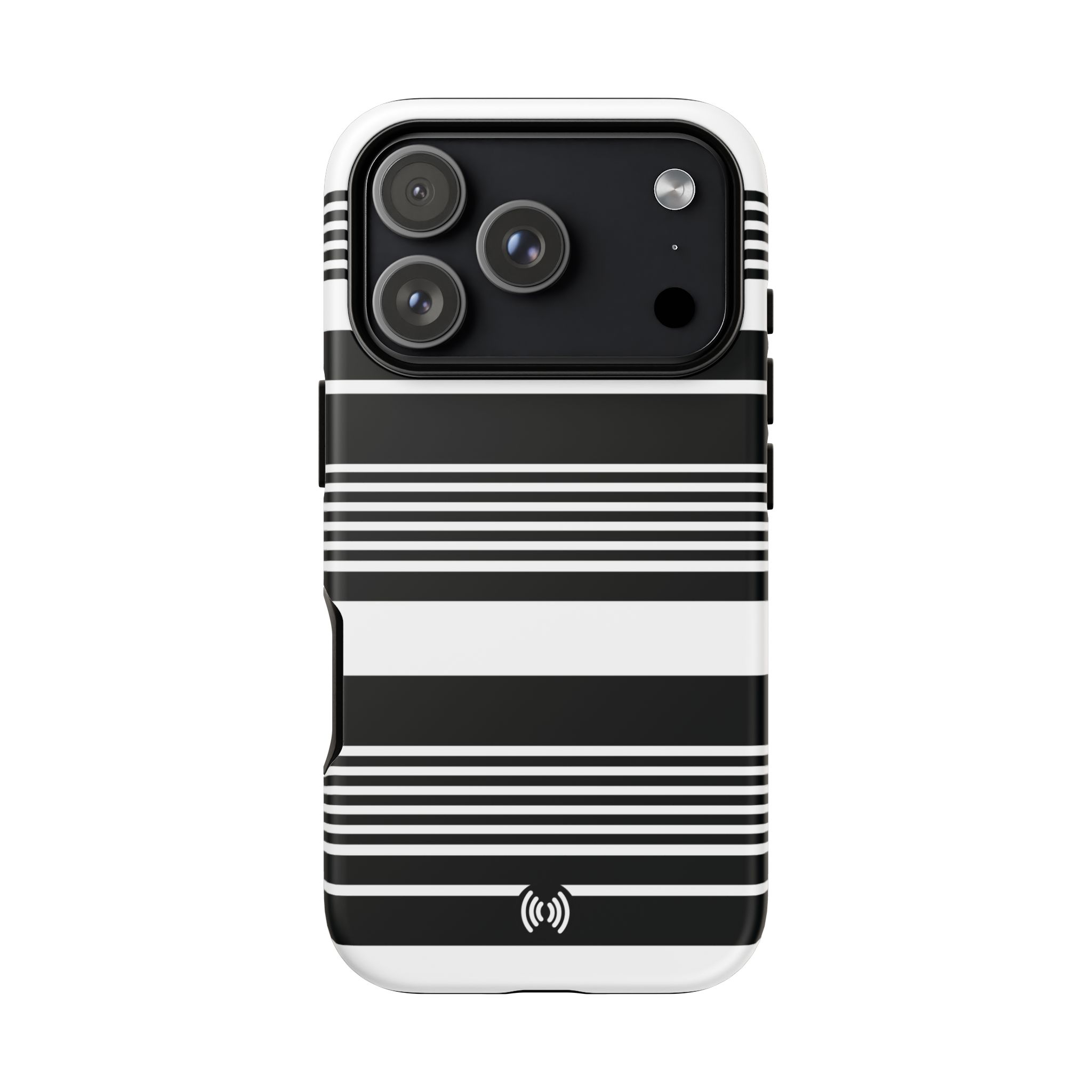 Black & White Striped Phone Case - Image 43