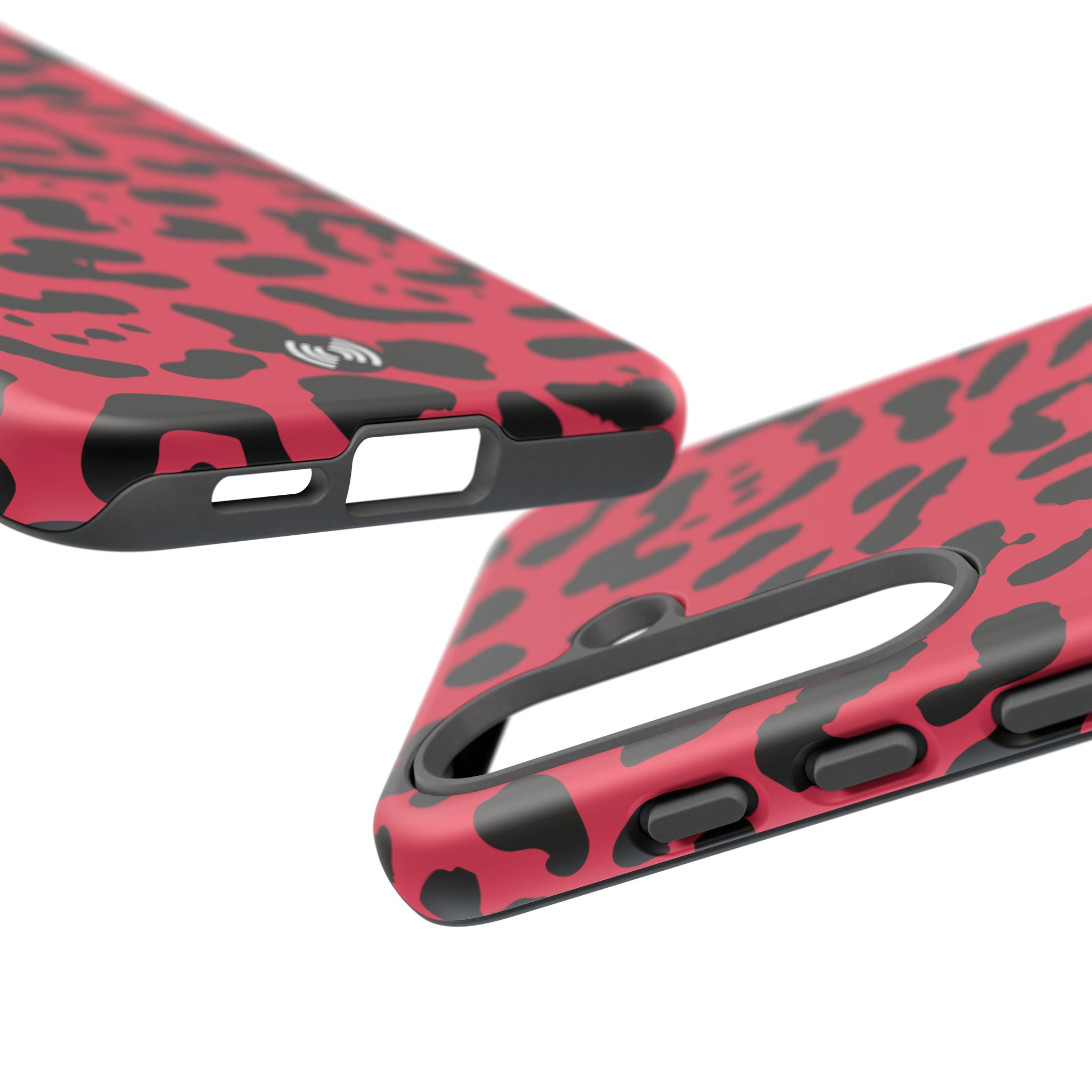 Ruby Red Leopard Print Tough Phone Case | Cellfinds - Image 90