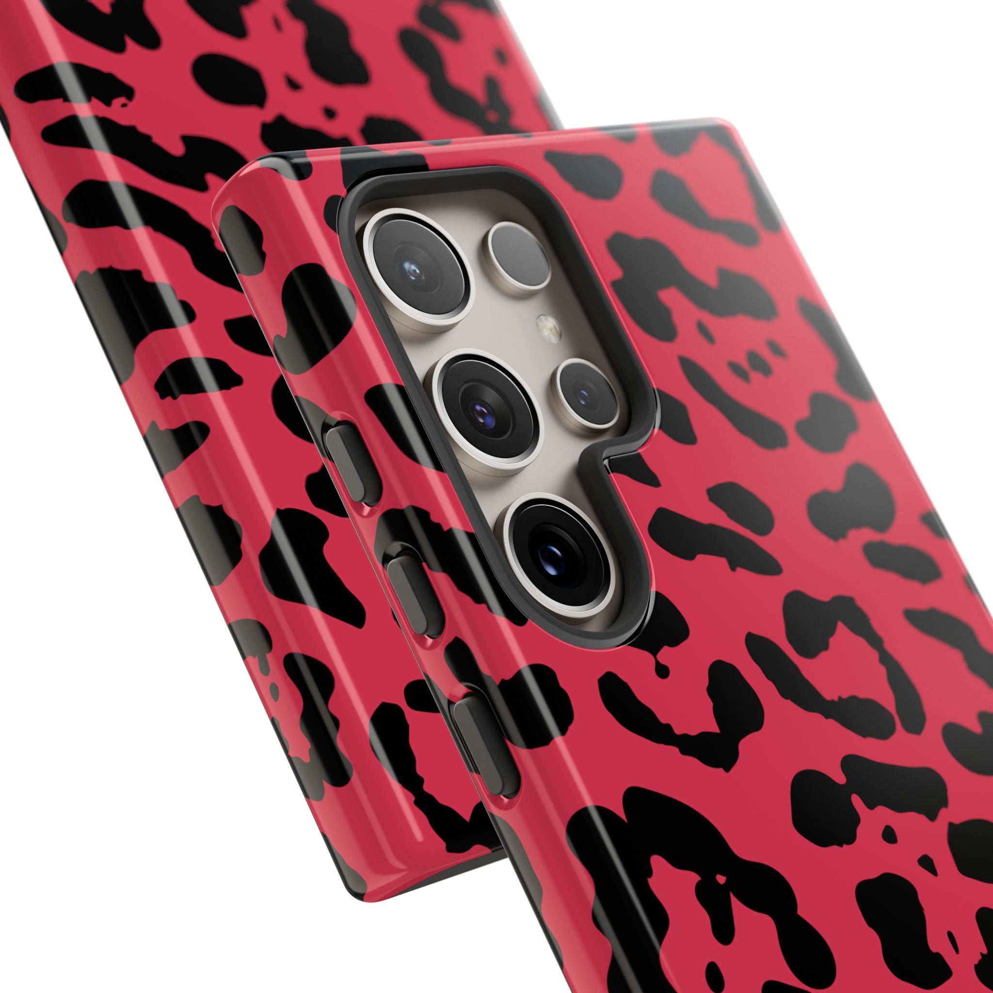 Ruby Red Leopard Print Tough Phone Case | Cellfinds - Image 53