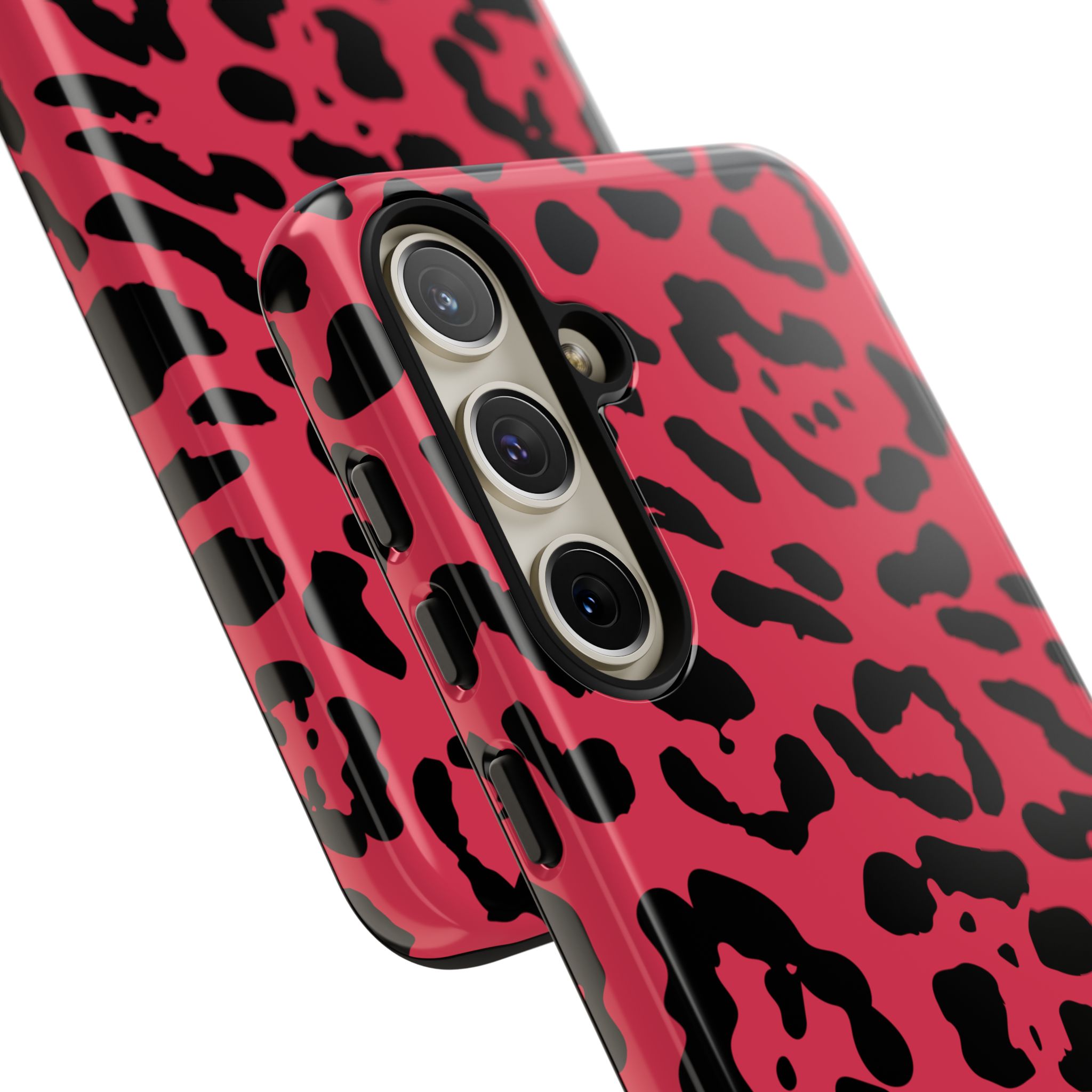 Ruby Red Leopard Print Tough Phone Case | Cellfinds - Image 45