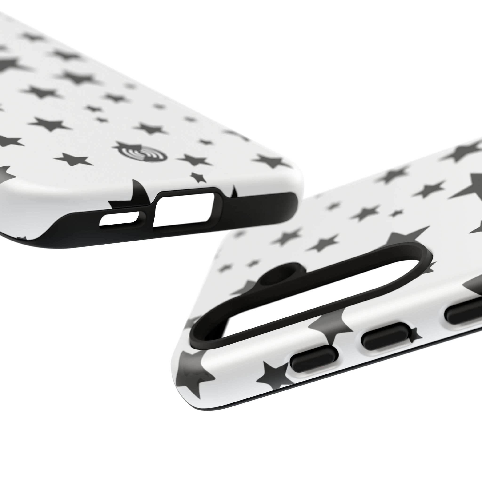 Black Stars on White Phone Case | Cellfinds - Image 42