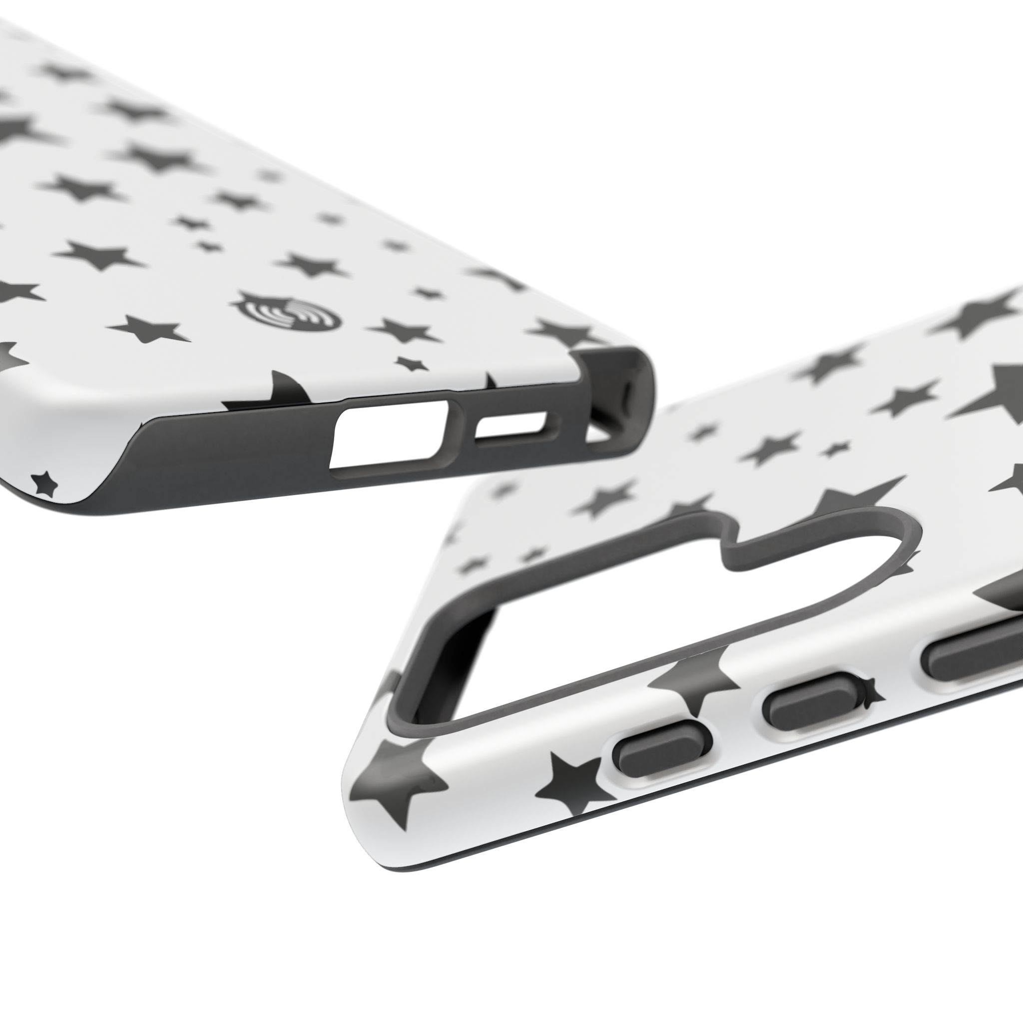 Black Stars on White Phone Case | Cellfinds - Image 106
