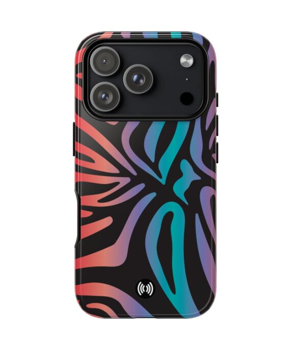 Colorful Zebra Print Phone Case