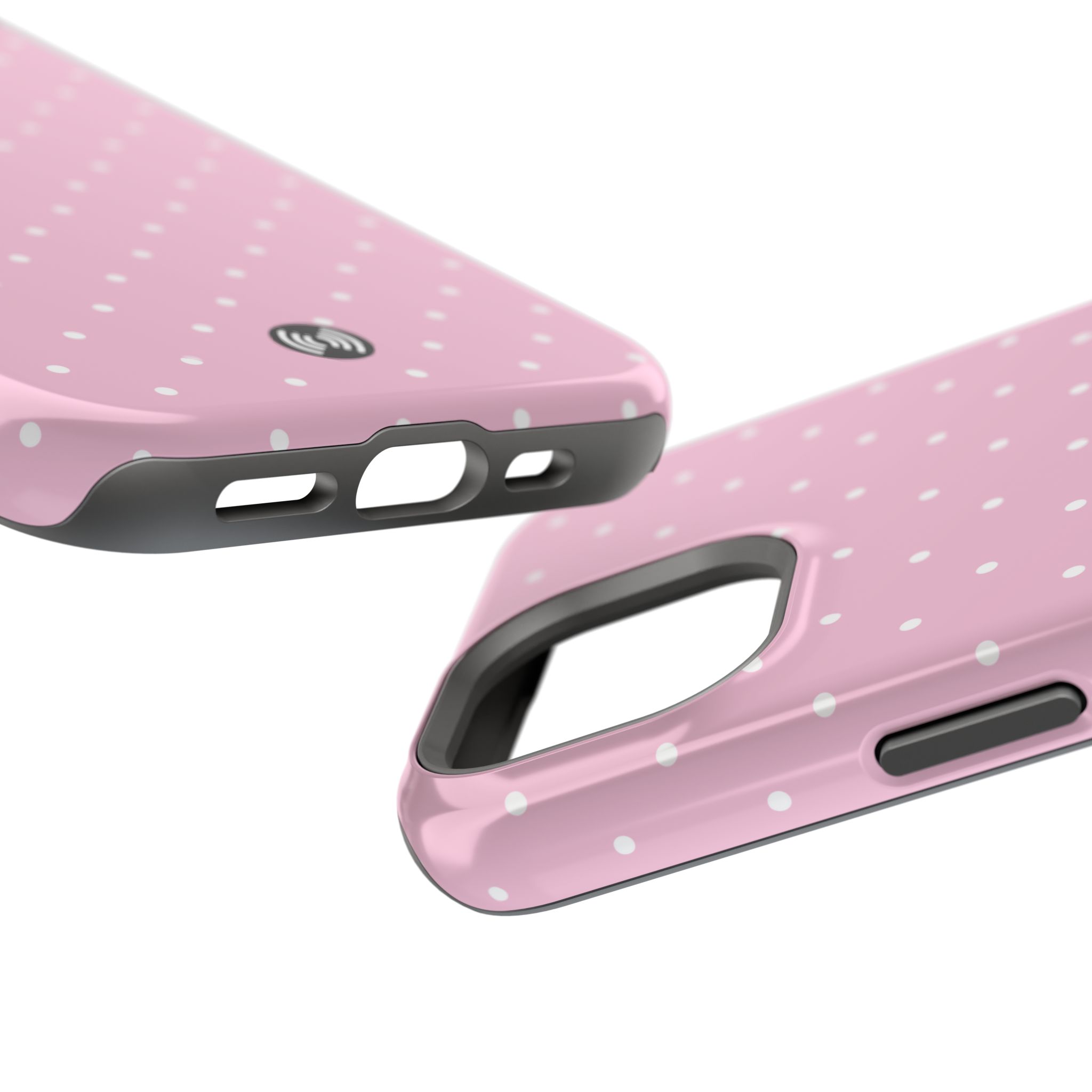 Pink Polka Dot Magnetic Impact-Resistant Phone Case | Cellfinds - Image 3