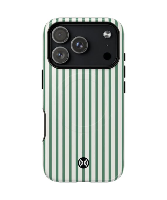 Green Vertical Stripe MagSafe® Phone Case