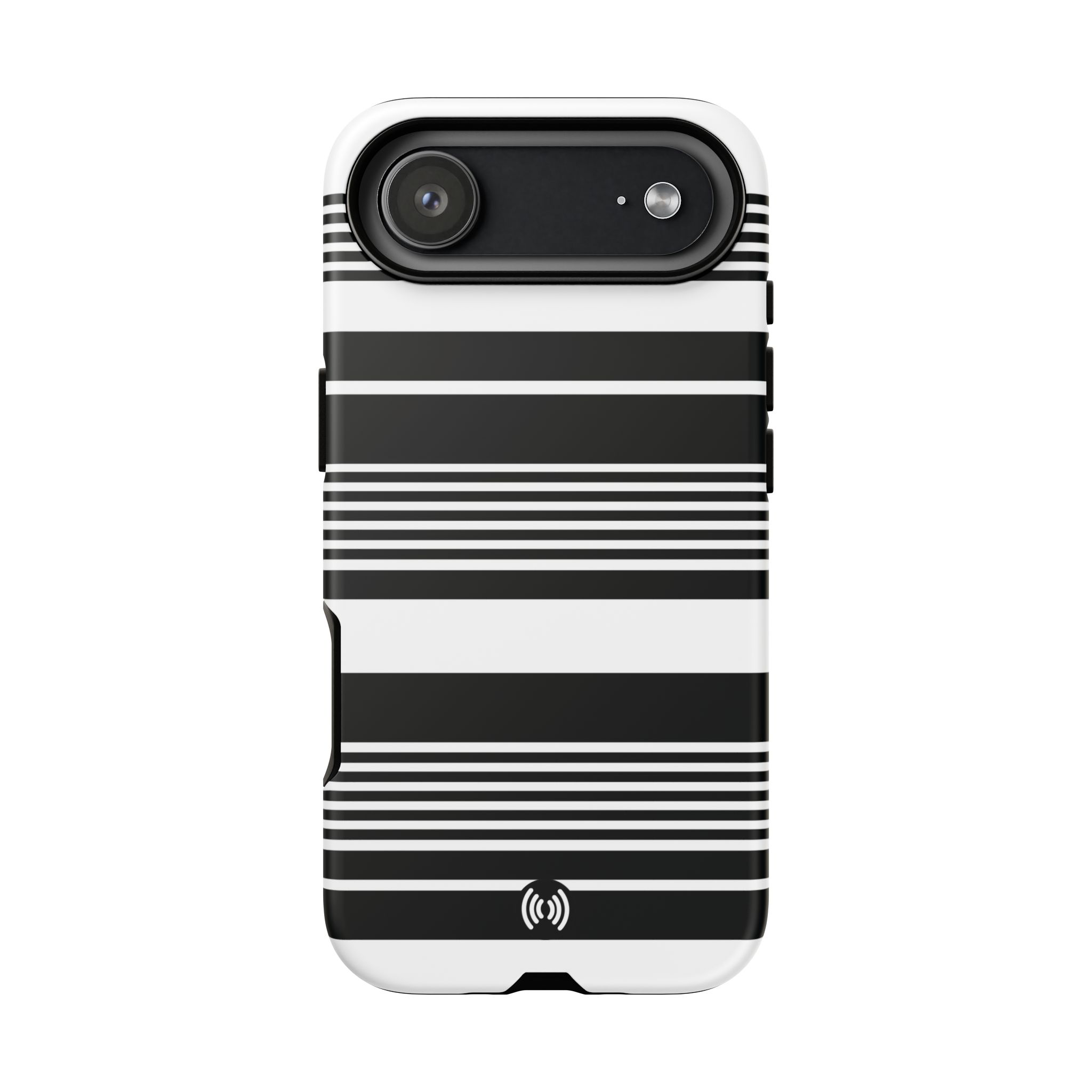 Black & White Striped Phone Case - Image 42