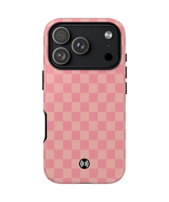 Pink Checker Phone Case
