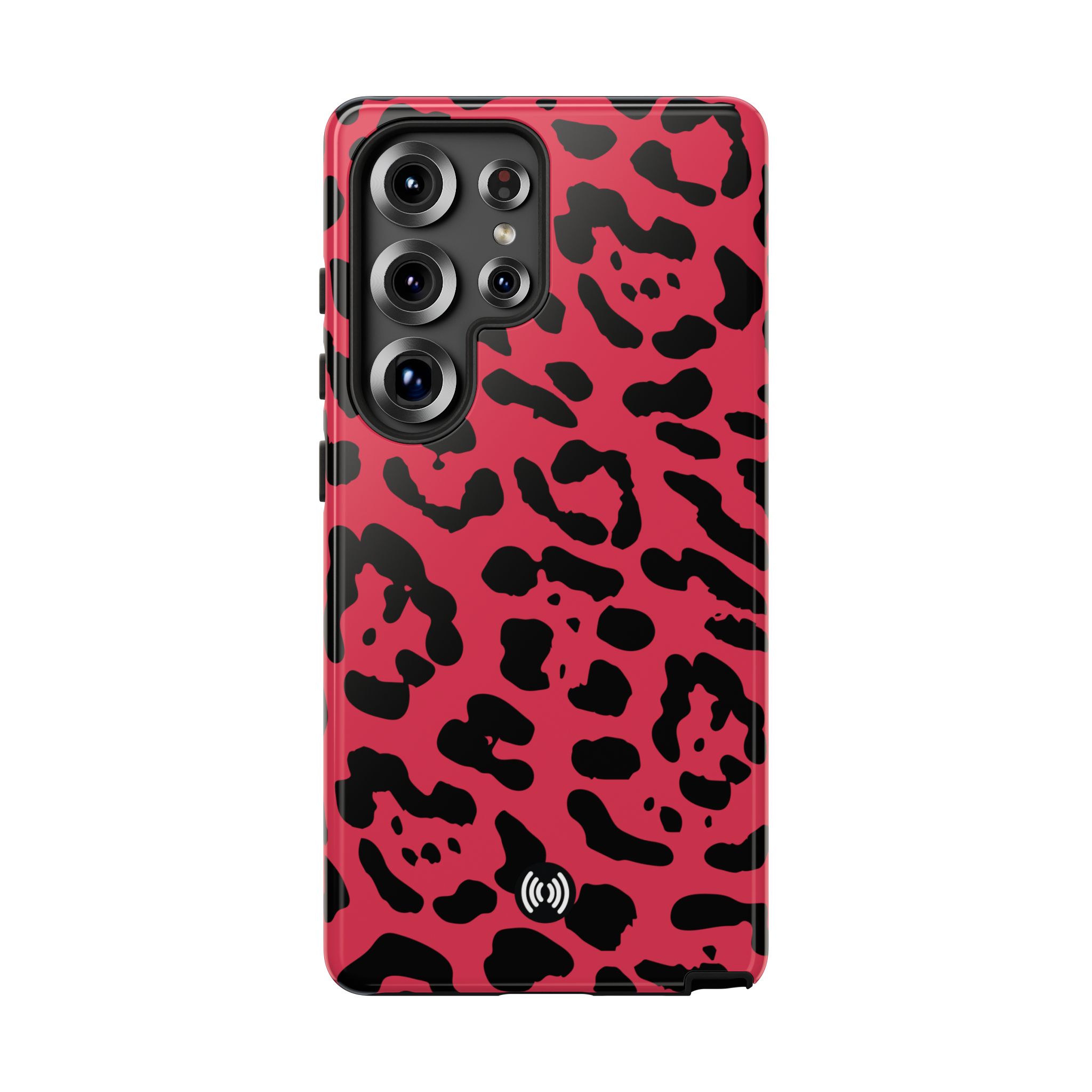Ruby Red Leopard Print Tough Phone Case | Cellfinds - Image 100