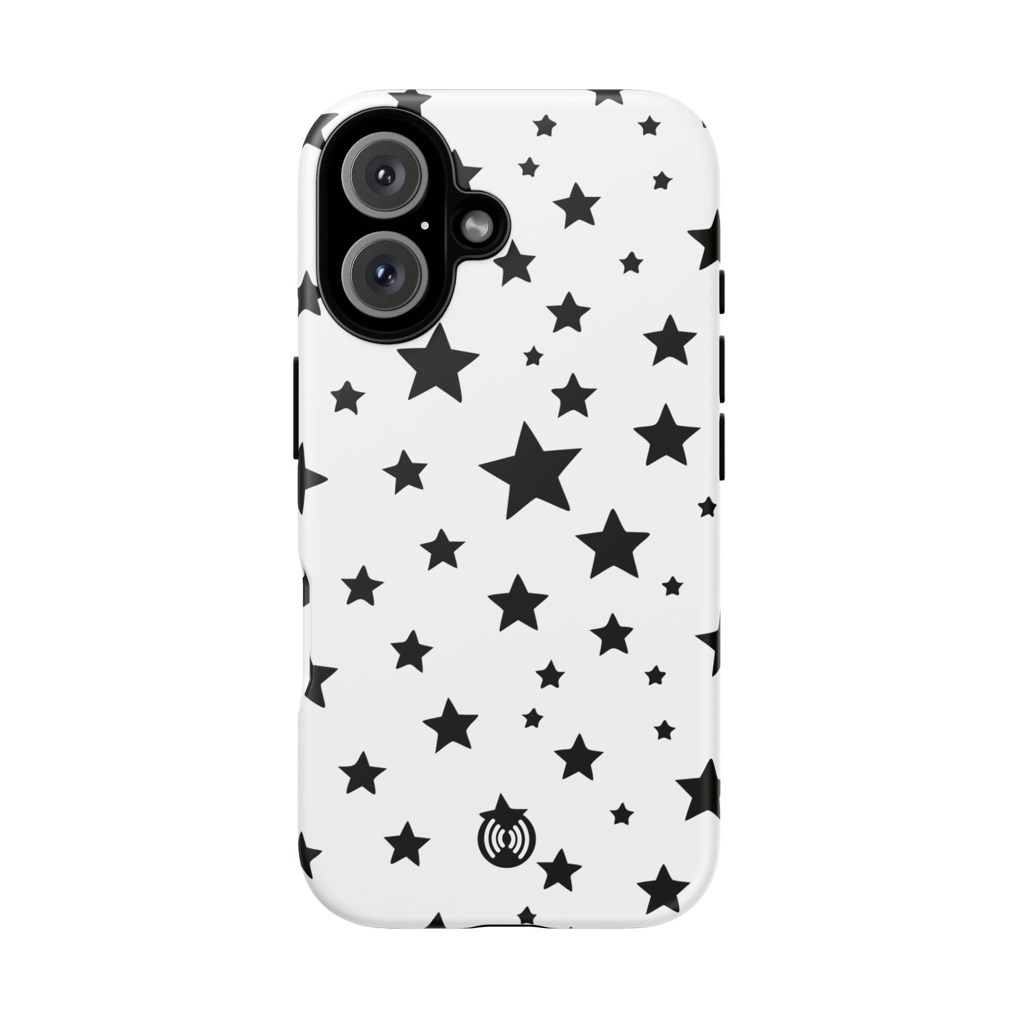 Black Stars on White Phone Case | Cellfinds - Image 63