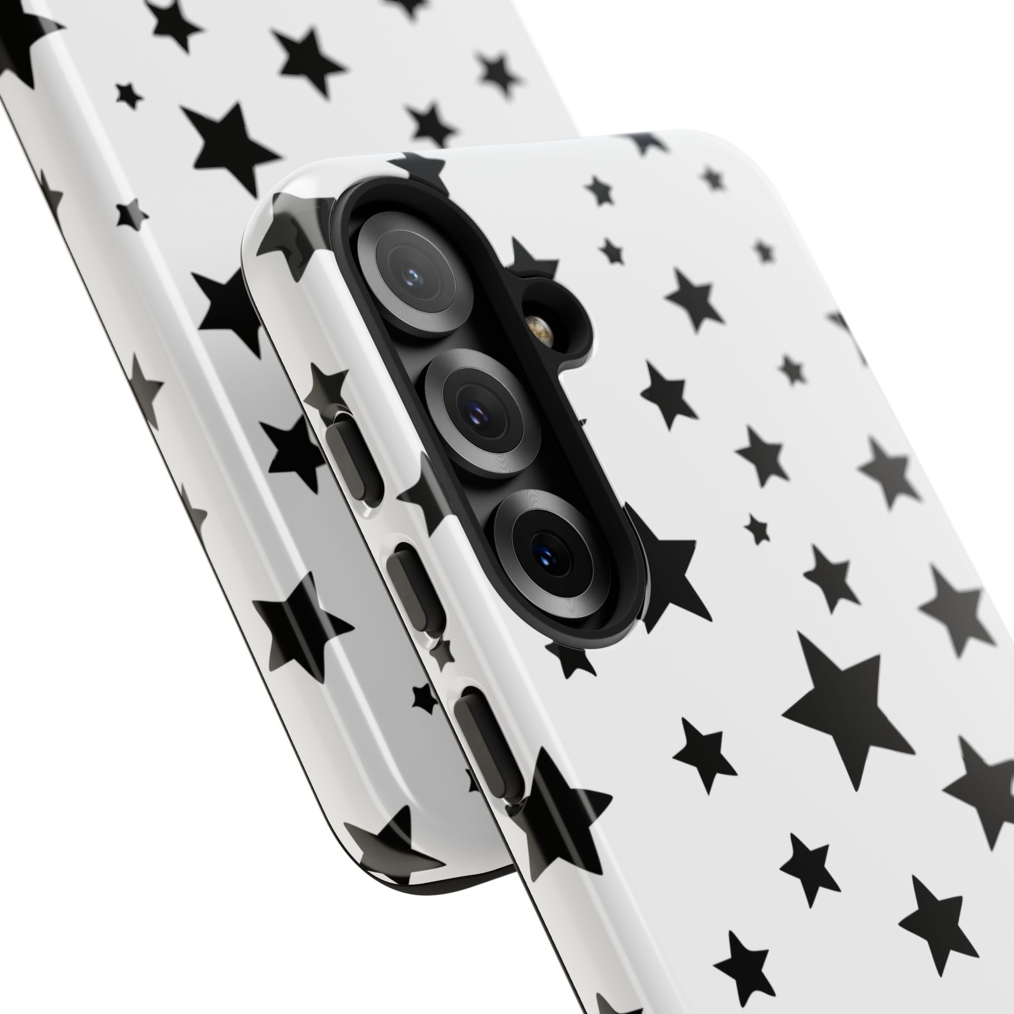 Black Stars on White Phone Case | Cellfinds - Image 93