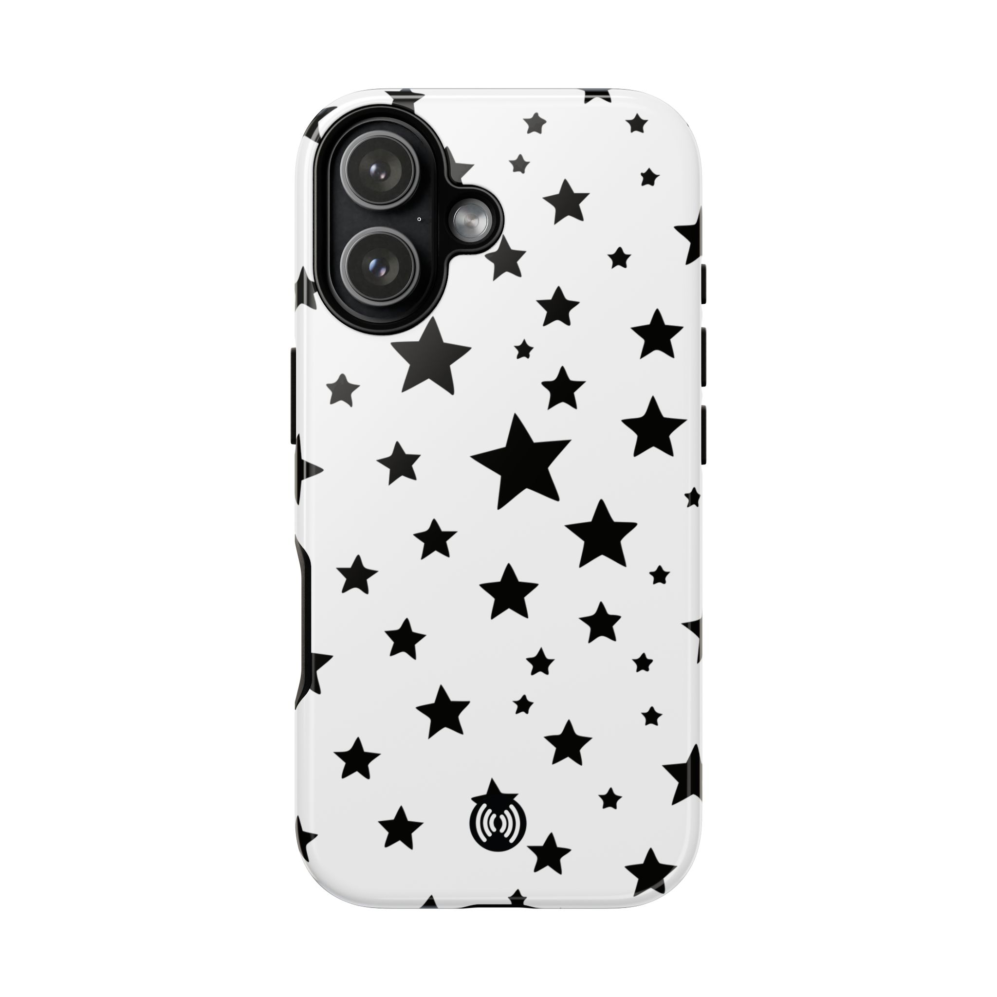 Black Stars on White Phone Case | Cellfinds - Image 108