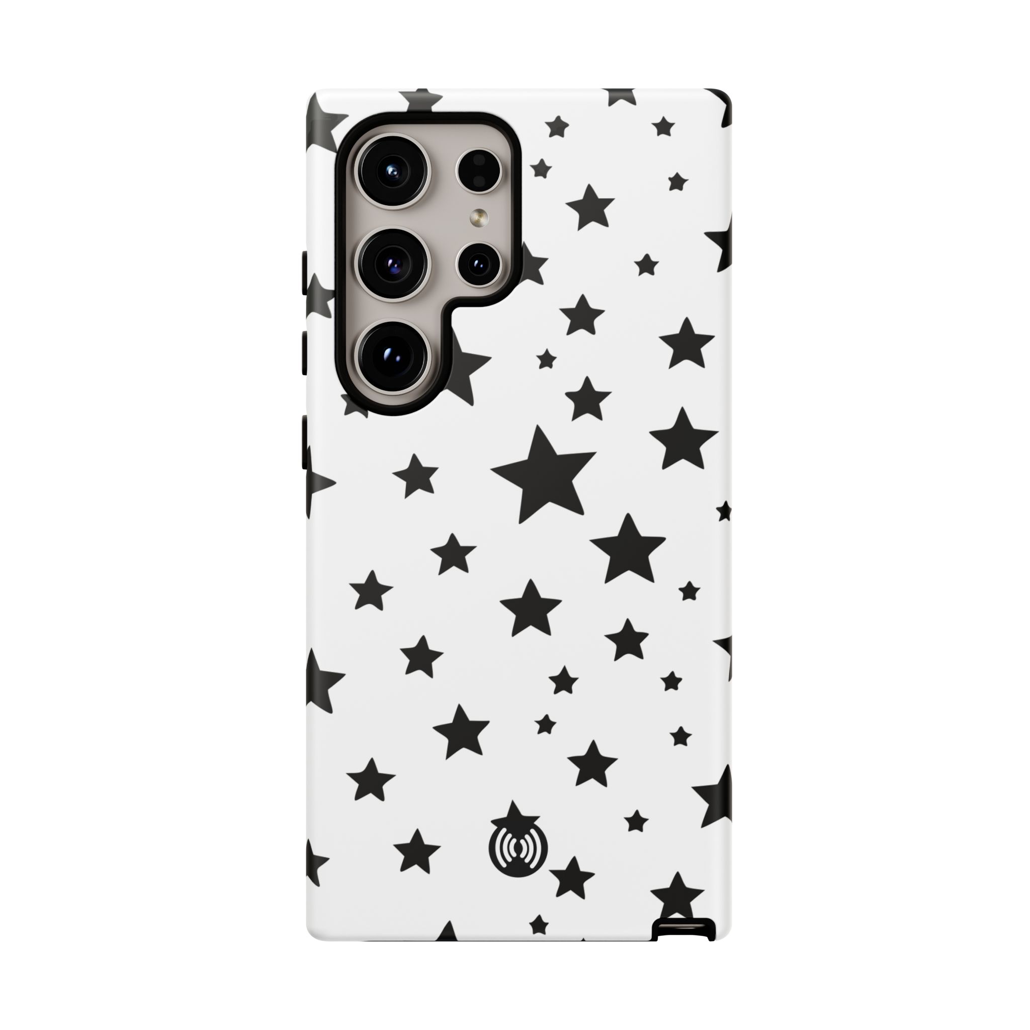 Black Stars on White Phone Case | Cellfinds - Image 56