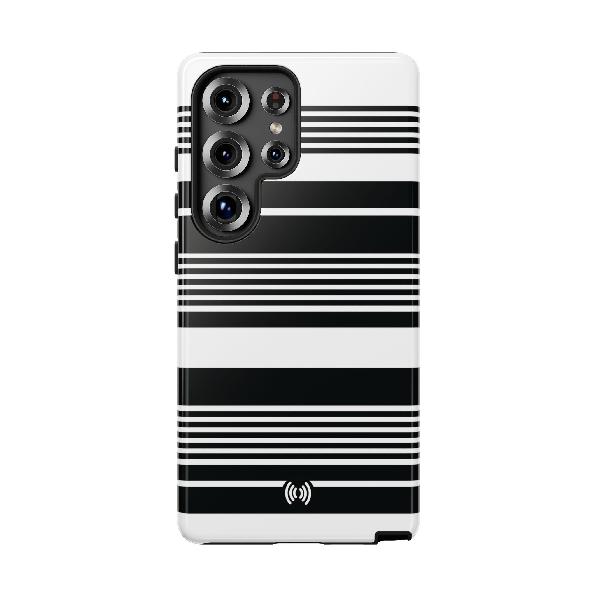Black & White Striped Phone Case - Image 37