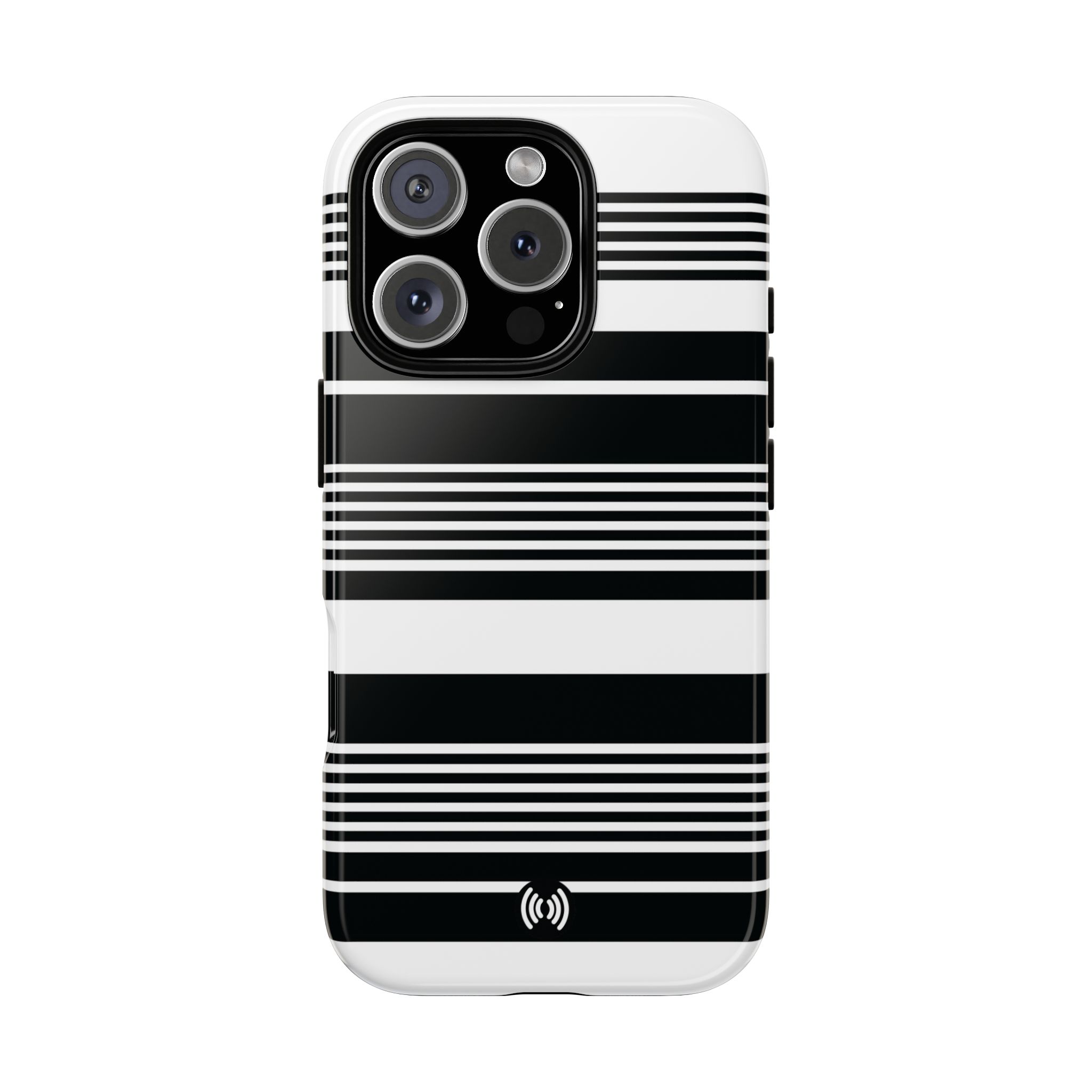 Black & White Striped Phone Case - Image 29
