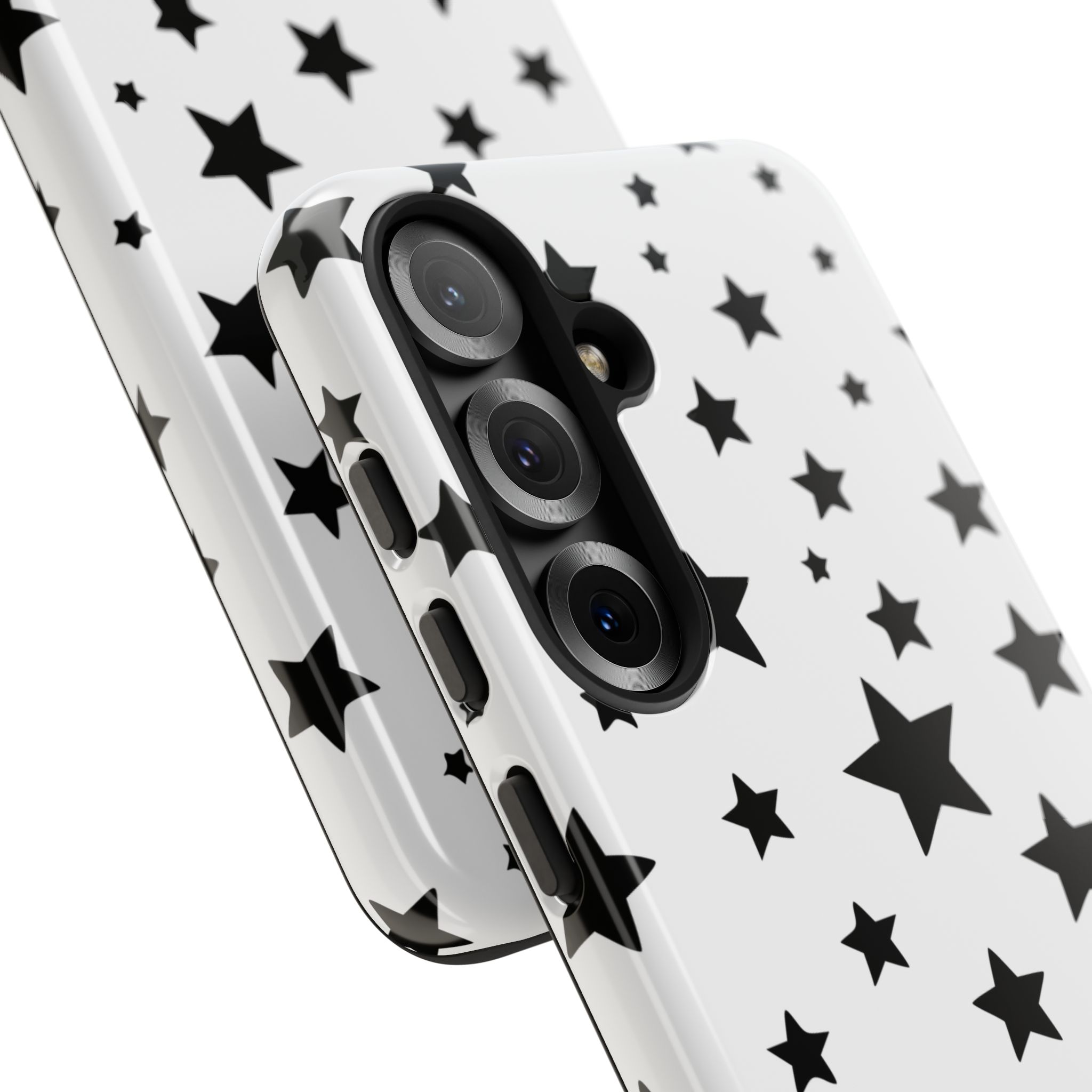 Black Stars on White Phone Case | Cellfinds - Image 85