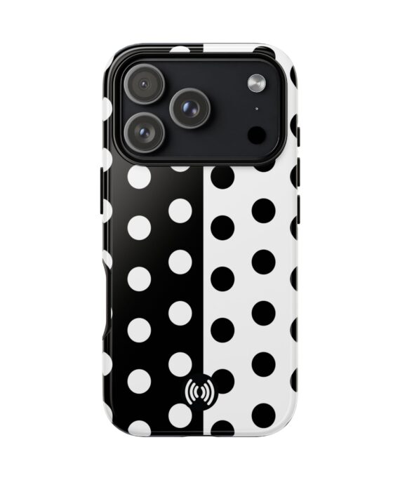 Polka Dot Black & White Phone Case