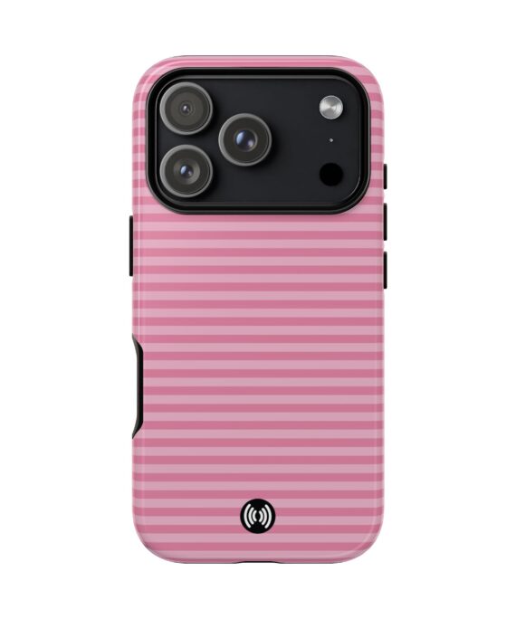 Pink Striped Phone Case