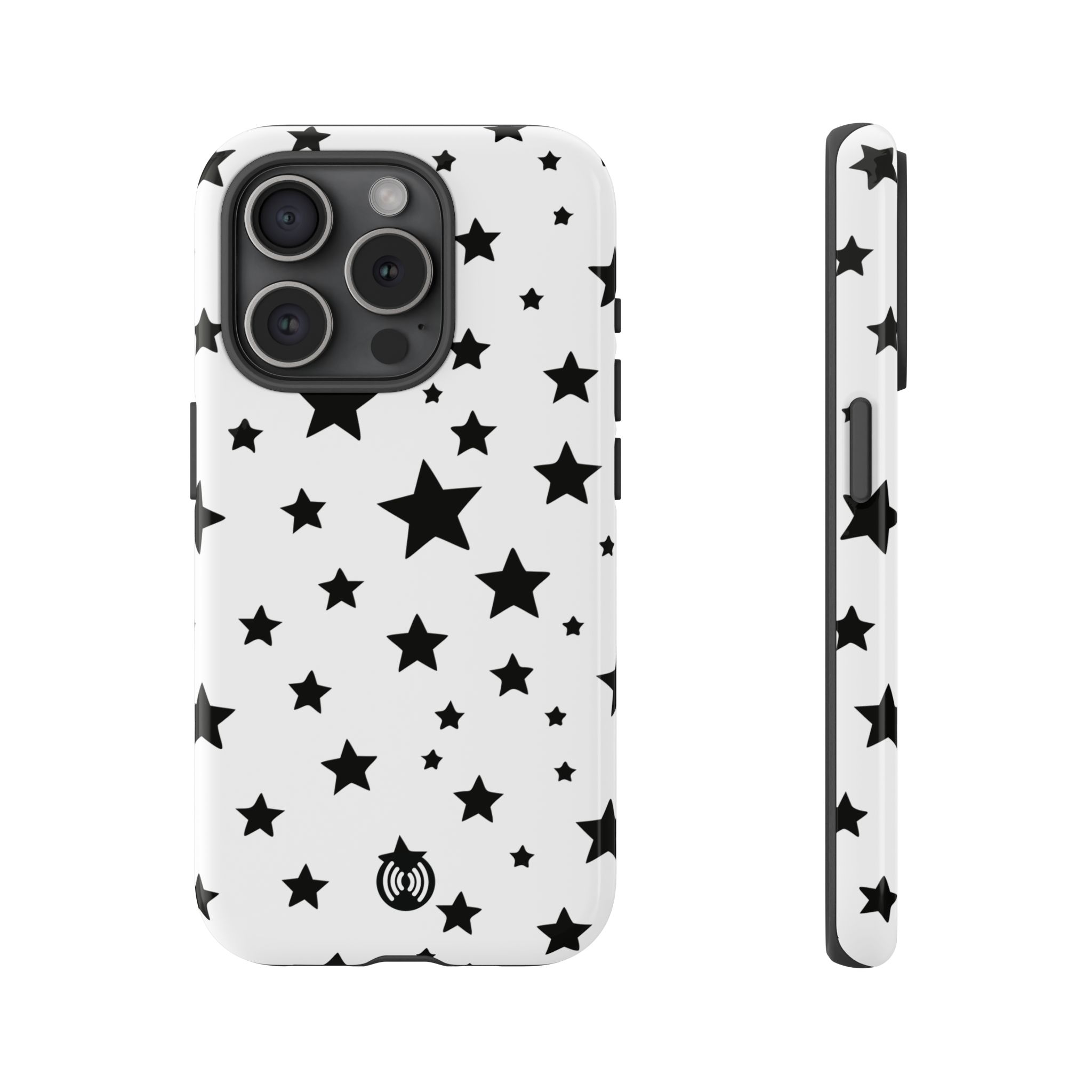 Black Stars on White Phone Case | Cellfinds - Image 28
